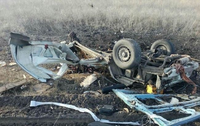 Взрыв микроавтобуса под Марьинкой: данные о четвертом погибшем не подтвердились