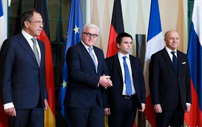 Главы МИДов Украины, РФ, Германии и Франции признали, что встречу президентов в Астане проводить рано