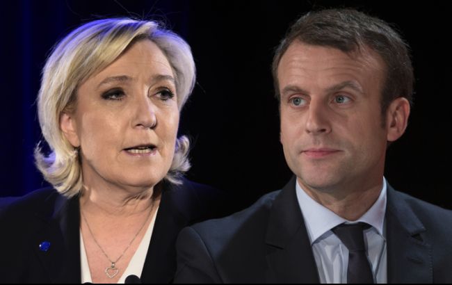 Макрон і Ле Пен лідирують у першому турі виборів у Франції, - опитування
