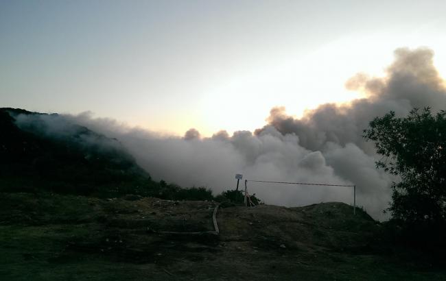 ГСЧС применит авиацию для тушения Грибовической свалки