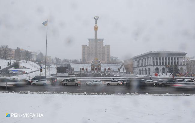 Попереджають про сніг й ожеледицю. У Києві сьогодні очікується негода
