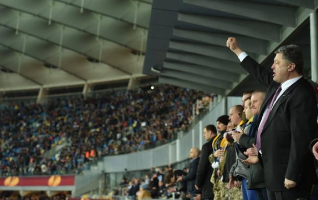 Порошенко поздравил "Днепр" с выходом в финал Лиги Европы