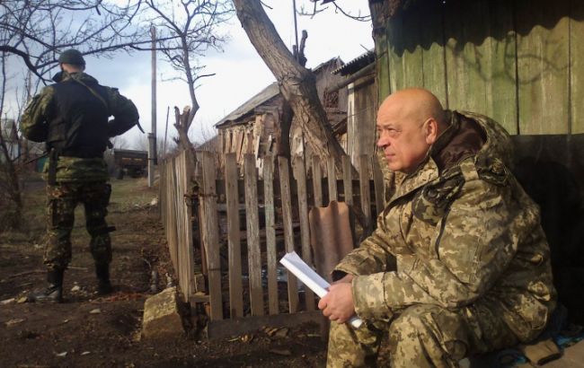 В результате обстрелов боевиков часть Попаснянского района осталась без воды, - Москаль