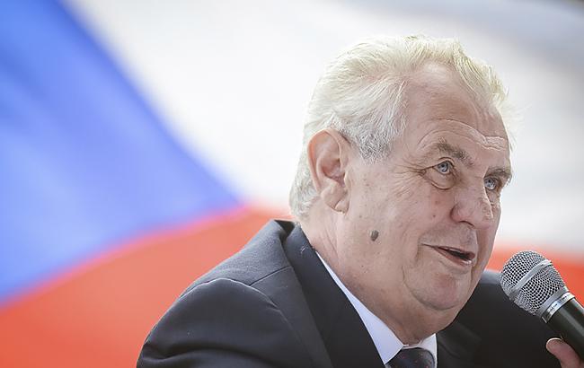 Президент Чехії виступив у ПАРЄ проти санкцій щодо Росії, - нардеп