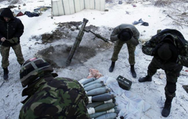 На Донбассе боевики обстреляли собственные позиции из минометов, - штаб