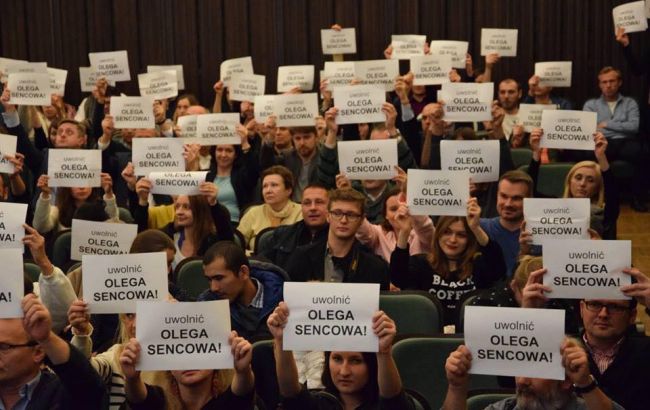 В Польше на кинофестивале организовали акцию в поддержку Сенцова