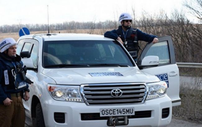 ОБСЕ заявляет о взрыве минометных мин у патруля миссии на Донбассе