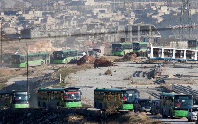 В Сирии восстановлено эвакуацию восточных районов Алеппо