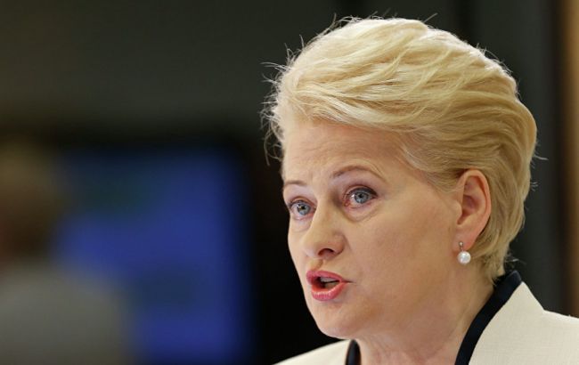 Президент Литви назвала Росію "загрозою" для Європи