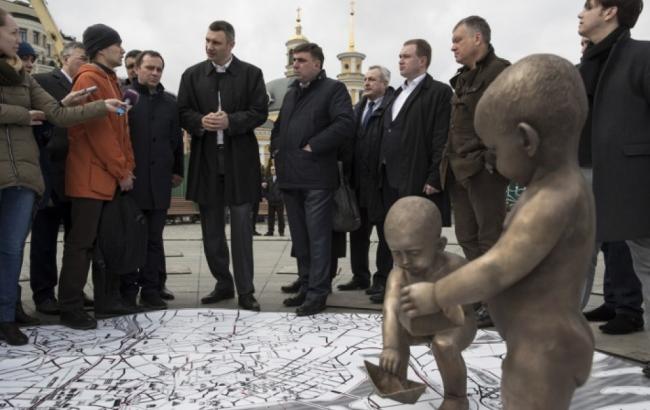 Кличко пообещал, что реконструированная Почтовая площадь будет открыта до Евровидения