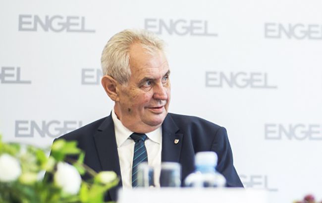 Земан в ПАСЕ легитимизировал агрессию России против Украины, - Сенат Чехии