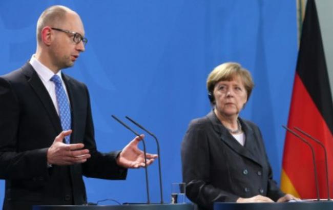 Завтра Яценюк встретится с Меркель в Берлине