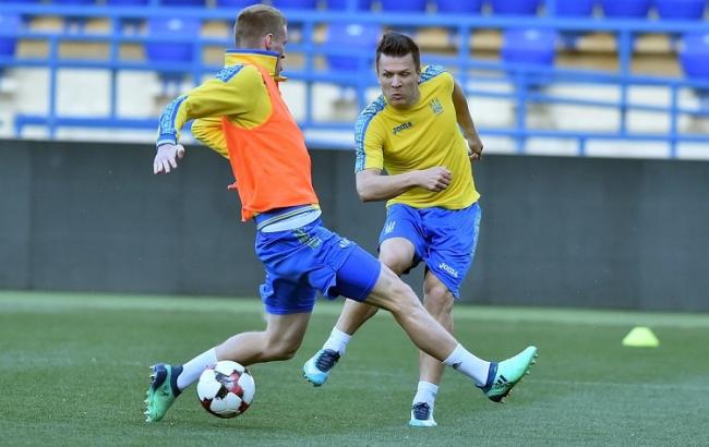 Коноплянка обошел Реброва в списке бомбардиров сборной Украины