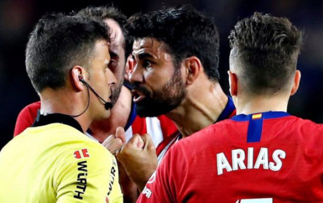 Форварда "Атлетіко" Дієго Коста дискваліфікували до кінця сезону