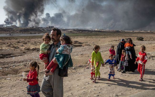 Число беженцев из Мосула превысило 200 тысяч человек