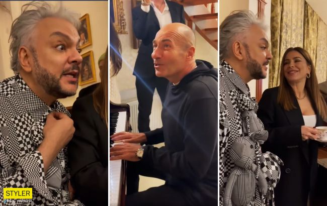 Лорак, Киркоров и Крутой запели на украинском языке: "Рідна мати моя, ти ночей не доспала&hellip;"