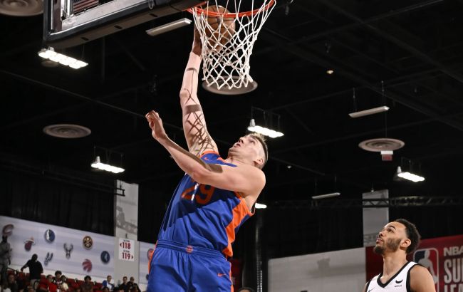 Центровий збірної України допоміг "Нікс" здобути першу перемогу в Літній лізі НБА