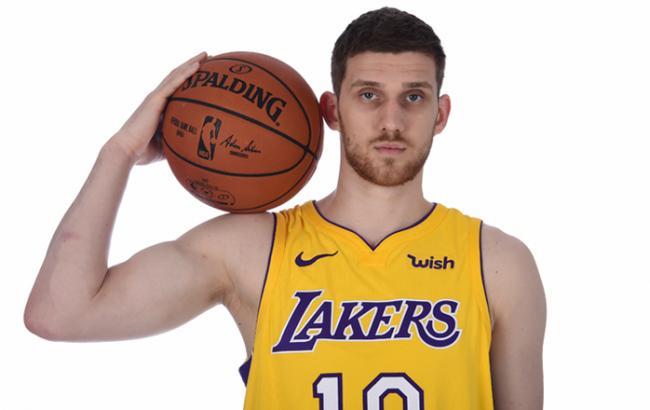 Украинский баскетболист Михайлюк дебютировал за "Лейкерс"