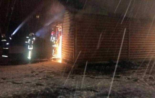 Во Львове горела деревянная церковь УПЦ МП