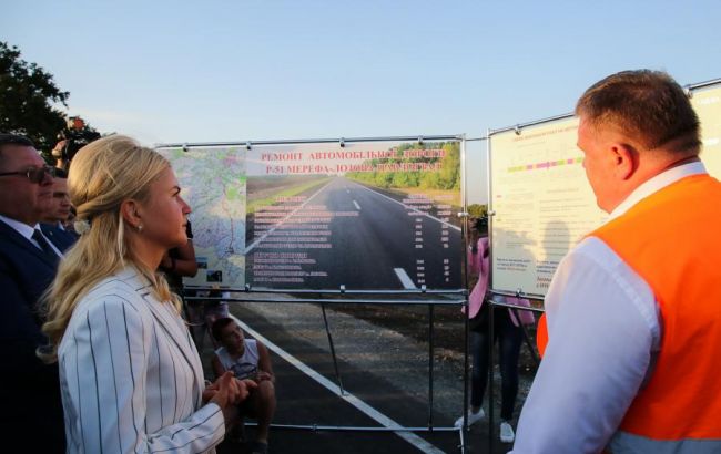 Участок дороги Харьков-Лозовая трассы Р-51 восстановлен, - Светличная