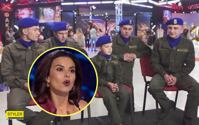 "Респект Українській армії": виступ військових на сцені Х-фактору "підірвав" мережу (відео)