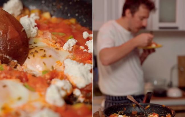 Якщо сніданок із яєць, то готуємо з усією любов'ю: Клопотенко дав рецепт прекрасної шакшуки