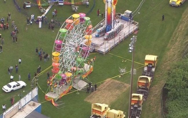 В США опрокинулась кабина колеса обозрения, есть пострадавшие