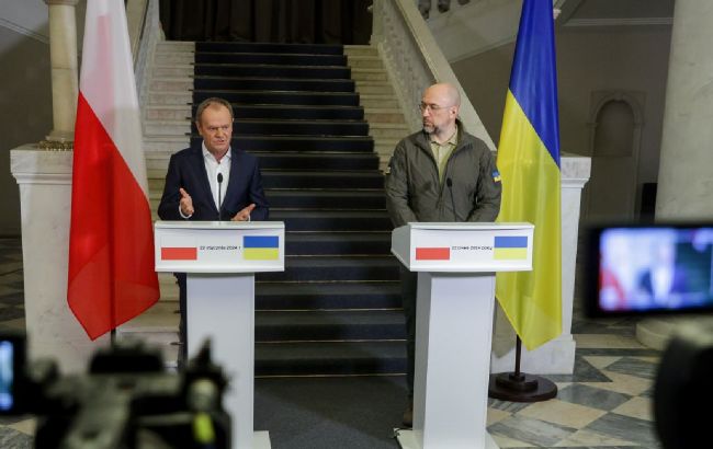 Шмыгаль и Туск встретятся в Варшаве, обсудят границу и не только