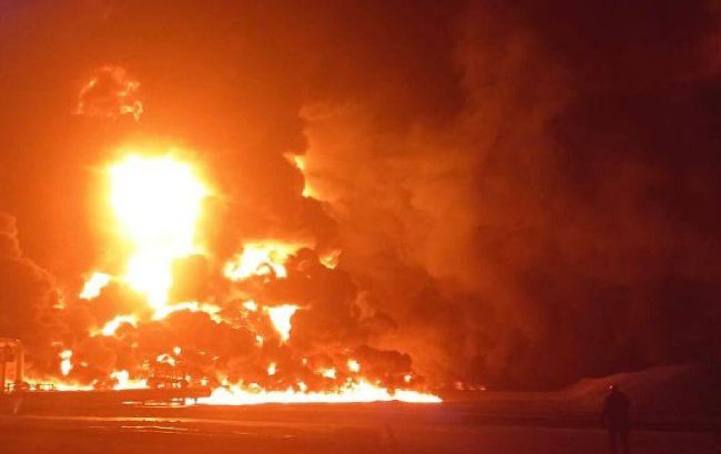 У Полтавській області загасили пожежу після ракетного удару