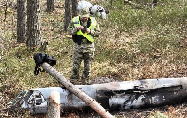 В Рівненській області вночі збили ракети "Іскандер" і Х-55: поліція показала фото уламків