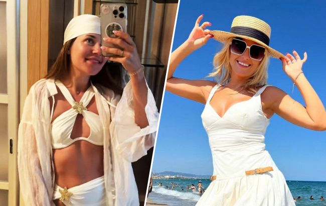 Що одягнути на пляж: модні образи від Денисенко та Федишин, які легко повторити (фото)