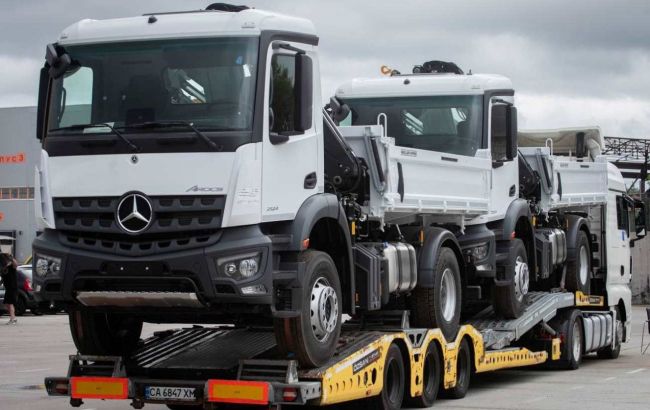 Украина получила от Германии спецтехнику для восстановления энергоинфраструктуры