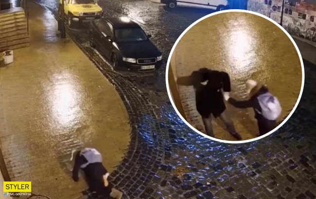 Все смеются с видео, где девочка "дрифтует" на Андреевском спуске