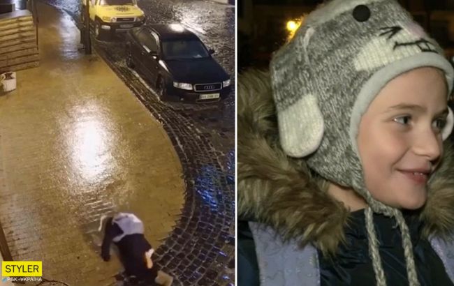 Дівчинка з відео на Андріївському узвозі розповіла про свій "дрифт": падала 40 разів