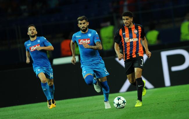 Наполи - Шахтер: онлайн трансляция (счет 3:0)