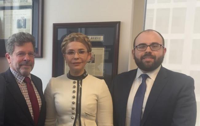 Тимошенко встретилась с президентом Фонда защиты демократий