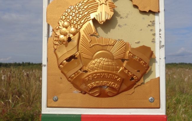 Обстрел знака на границе с Беларусью: украинские пограничники раскрыли подробности