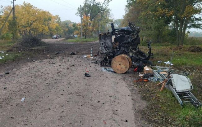 Підрив авто "Укртелекому" у Сумській області. Прокуратура розпочала розслідування