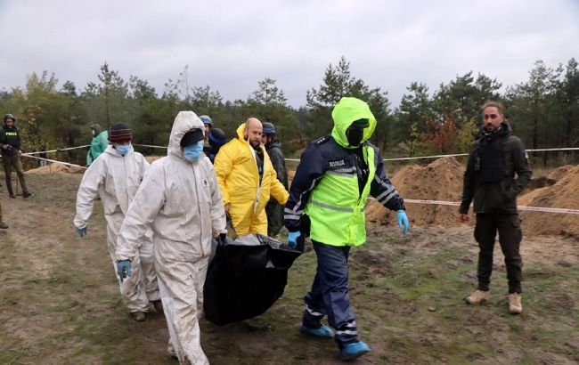 На освобожденных территориях Донецкой области эксгумировали более 120 тел