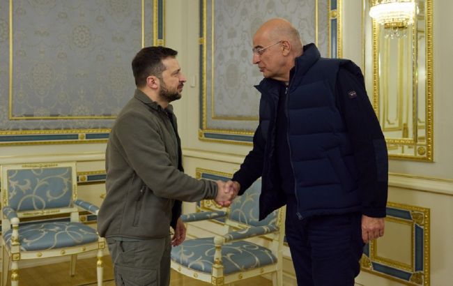 Зеленський зустрівся з міністром закордонних справ Греції: про що говорили