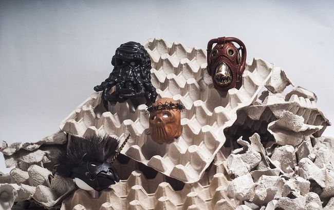 "Стіна з ножицями" і маски для яєць: Bob Basset та Гамлет Зіньковський покажуть "Предмети" на Ukrainian Fashion Week 2019