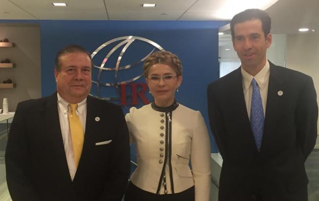 Тимошенко зустрілася з президентом Міжнародного республіканського інституту