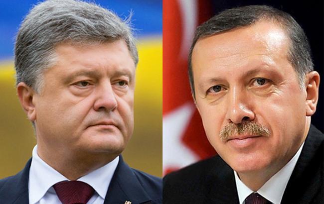 Порошенко провел телефонный разговор с Эрдоганом