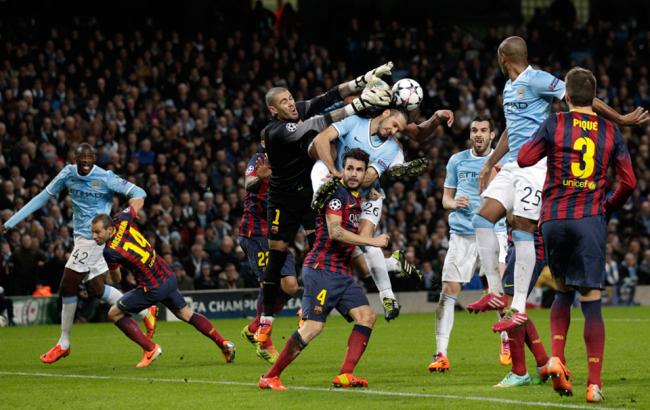 Барселона - Манчестер Сити: стенограмма онлайн-трансляции матча Лиги Чемпионов