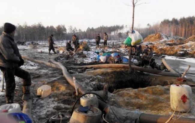 По незаконной добыче янтаря в Ровенской обл. в 2016 расследовалось свыше 500 уголовных дел