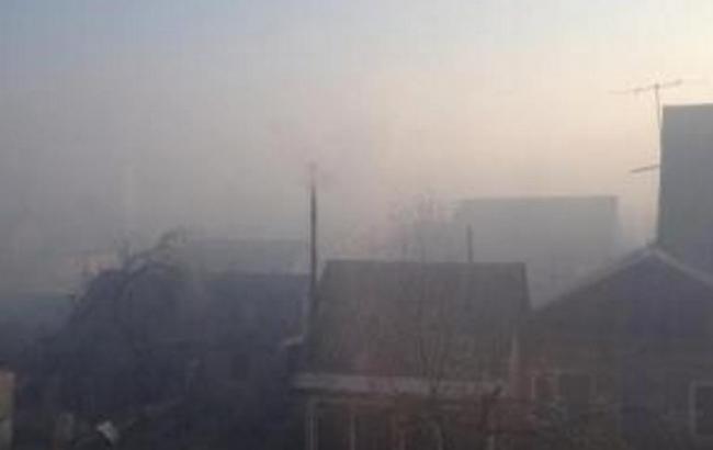 Ровно затянуло едким дымом, - ГСЧС