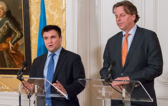 Климкин в Нидерландах исключил возможность изменения СА Украины с Евросоюзом