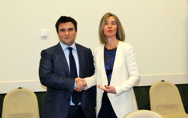 Климкин и Могерини в Брюсселе обсудили обострение ситуации на Донбассе и провокации России