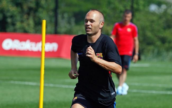 Іньєста пропустив тренування "Барселони"