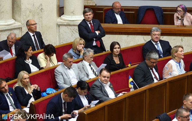 Фракция "Европейской солидарности" досрочно покинула заседание Рады